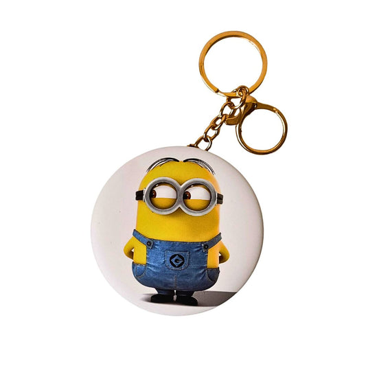 Supercute Minions Keyring with backside mirror (5 cm)