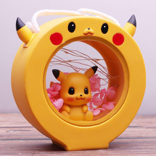 Pikachu - Round Lamp (fairy lights) with Hanging Cord