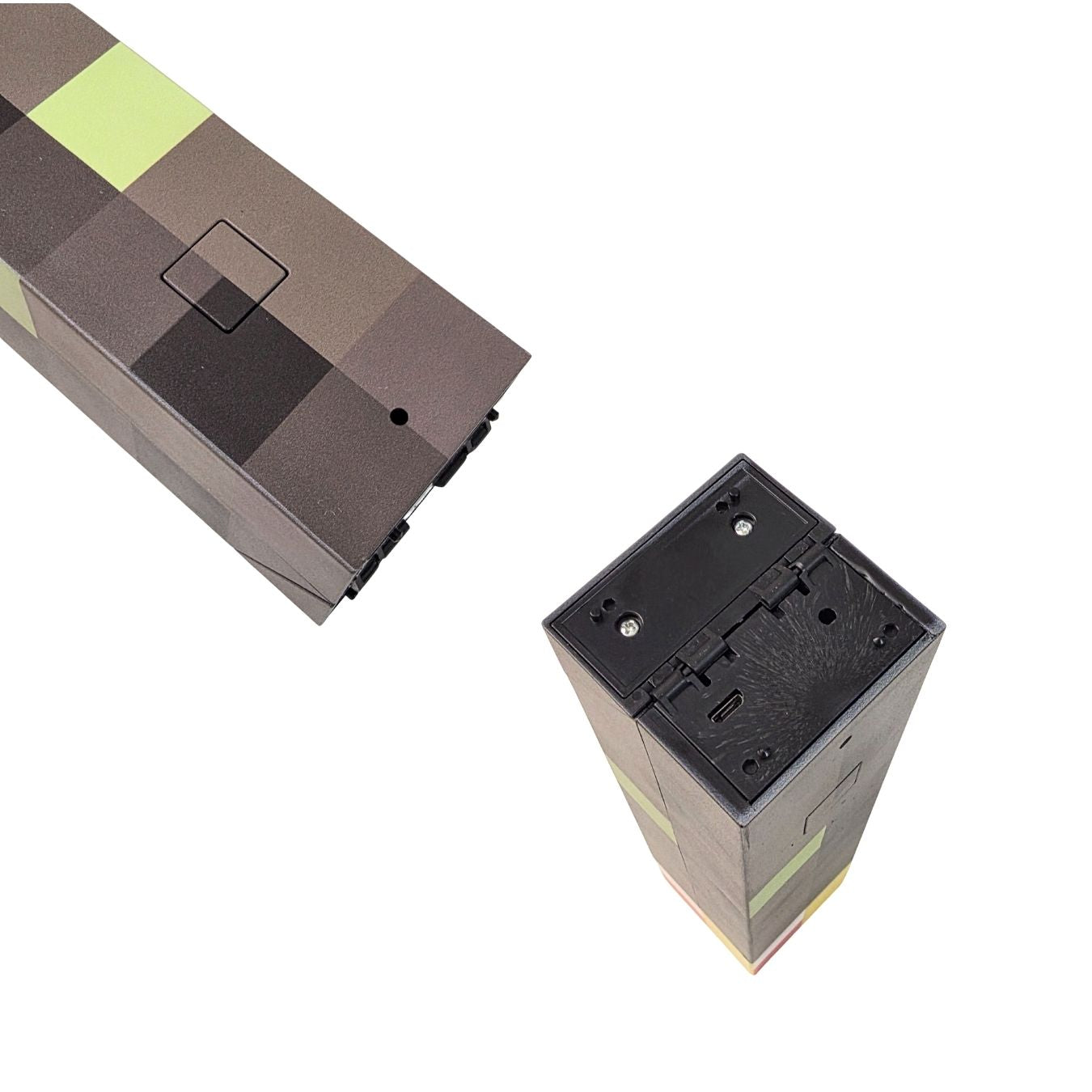 Minecraft Wall Mountable, USB Rechargeable LED Torch (28*6*6 cm)