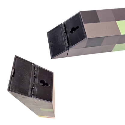 Minecraft Wall Mountable, USB Rechargeable LED Torch (28*6*6 cm)