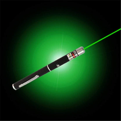 Green Laser Light Pen with Adjustable Cap to Change Design - for Presentations & Parties