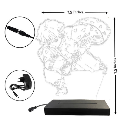 Zenitsu - Acrylic Lamp (19 cm) (Yellow)