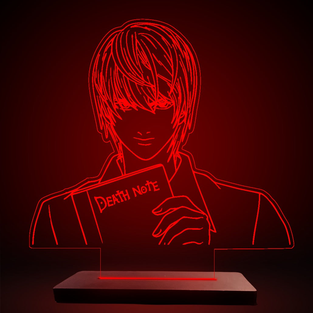 Death Note - Acrylic Lamp (19 cm) (Red)