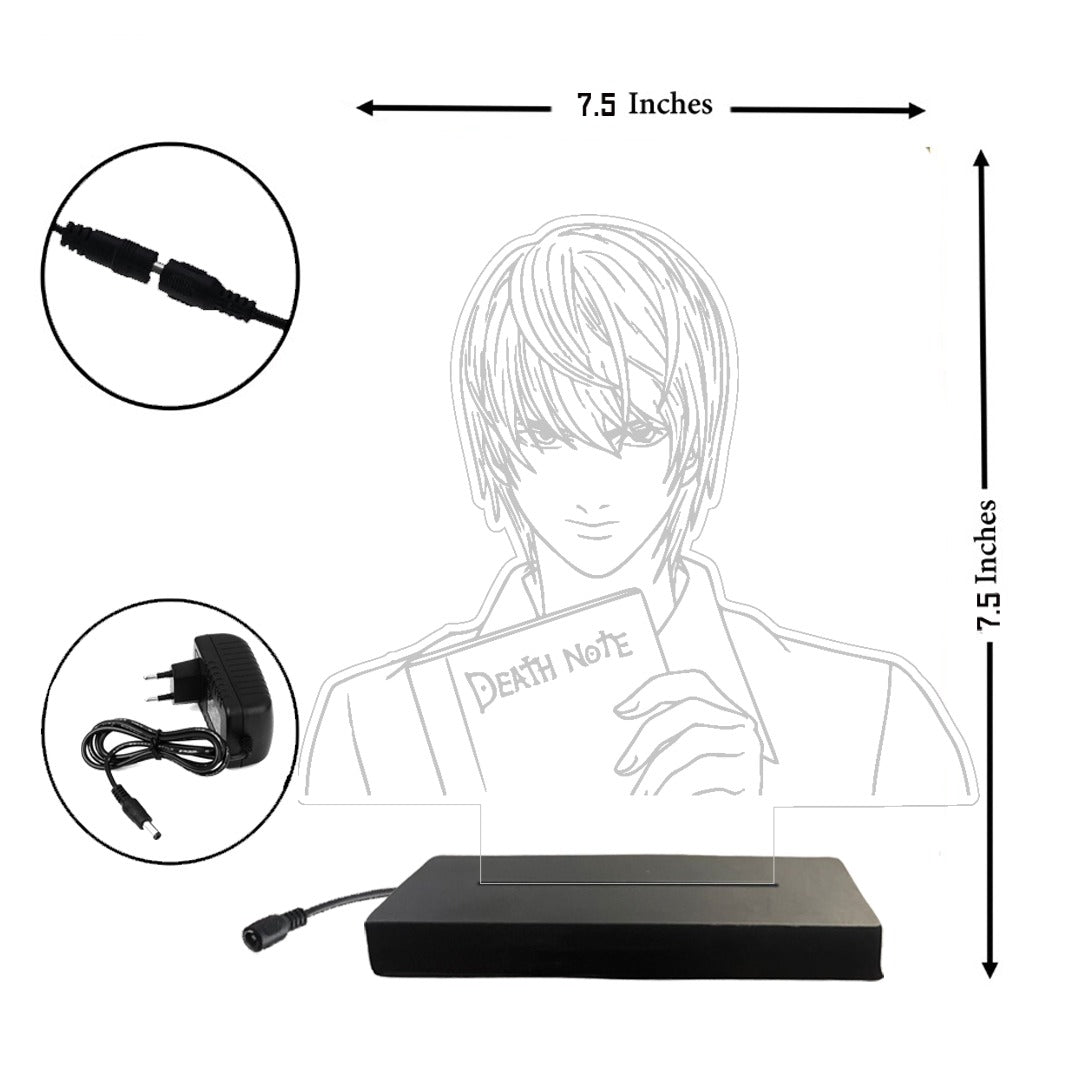 Death Note - Acrylic Lamp (19 cm) (Red)