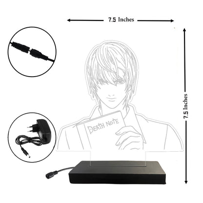 Death Note - Acrylic Lamp (19 cm) (Red)