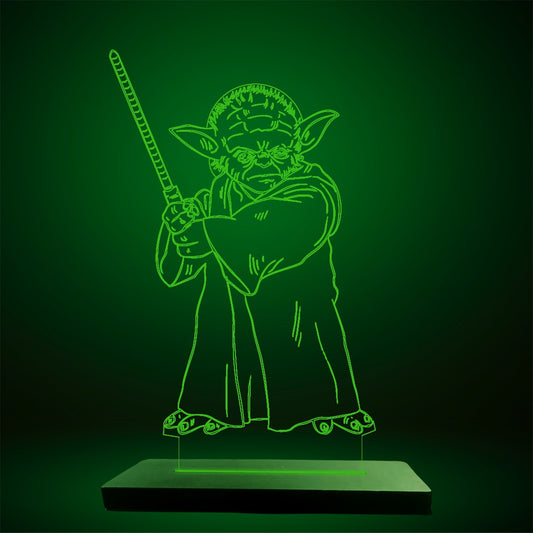 Yoda - Acrylic Lamp (19 cm) (Green)