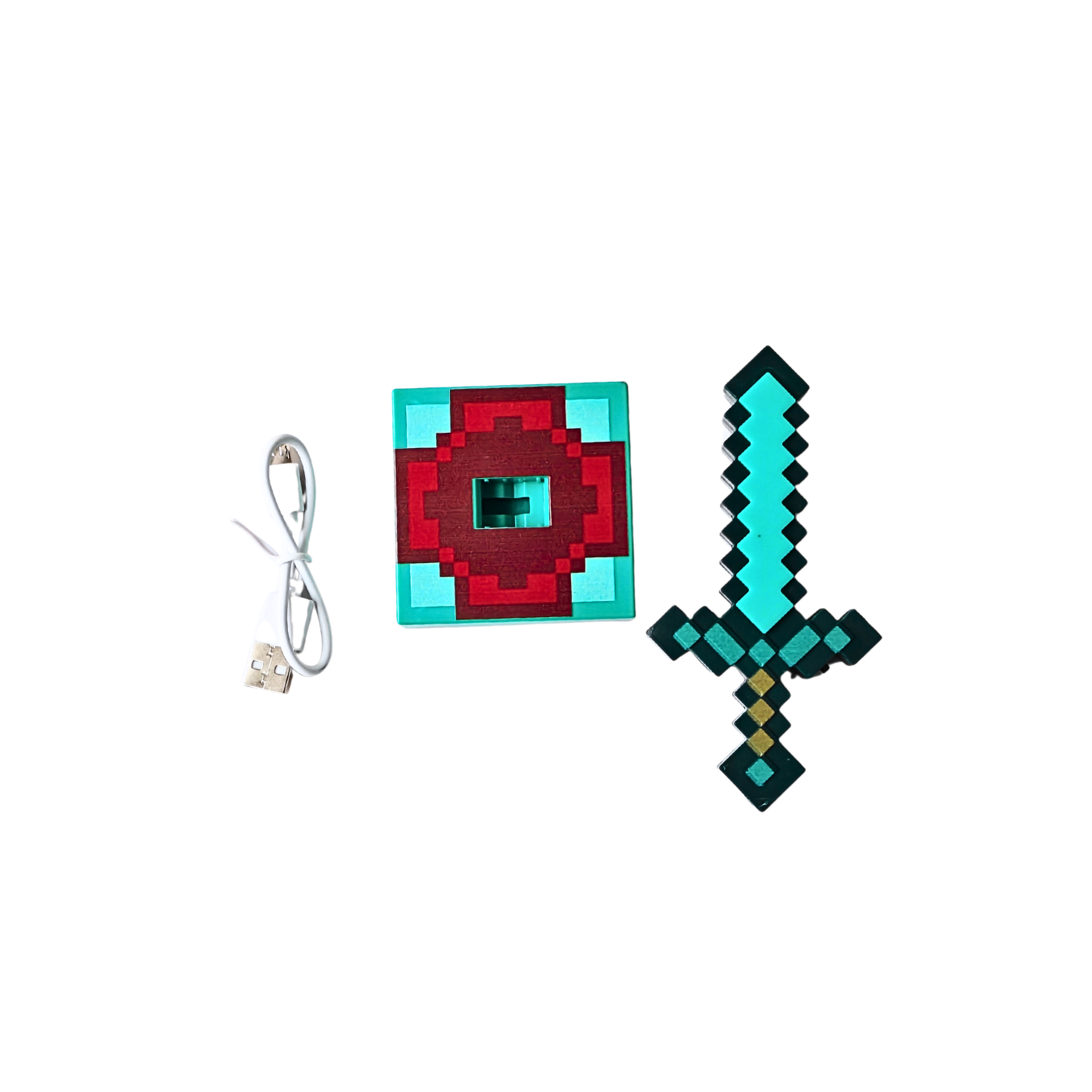 Minecraft LED Fridge Magnet (select variant) (6 cm x 12 cm)