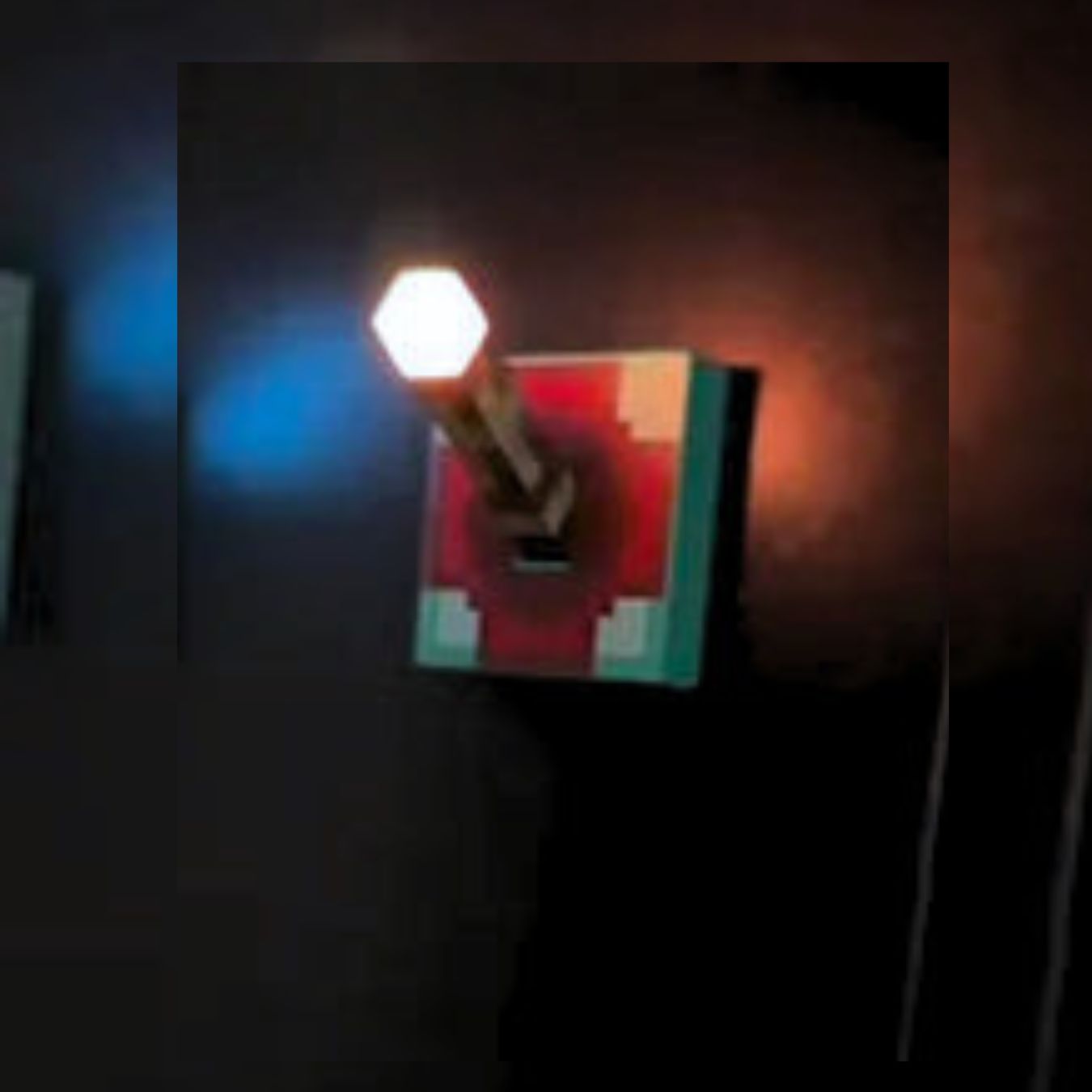 Minecraft LED Fridge Magnet (select variant) (6 cm x 12 cm)