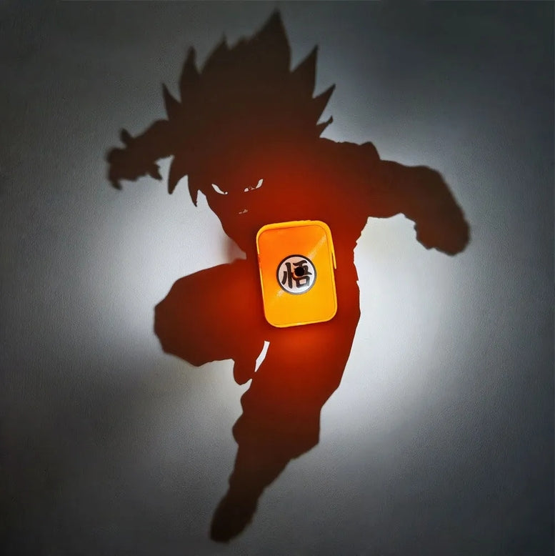 Goku Silhouette Shadow Wall Lamp | Dragon Ball Z