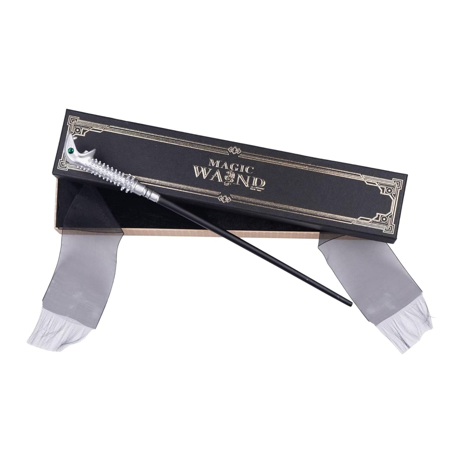 Wizarding Wands (35 cm) - Premium Polyresin & Metal (with gift box)