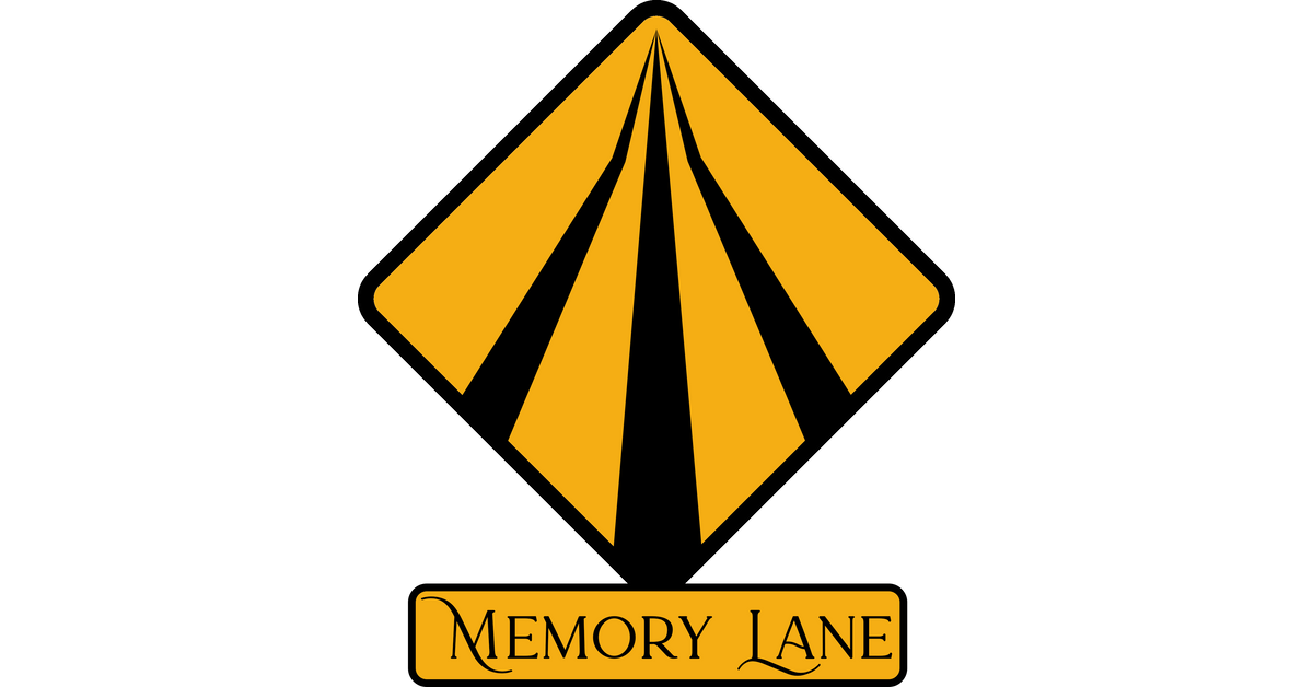 Memory Lane Lettering Welcome to Memory Lane — The Pop Culture Paradise!