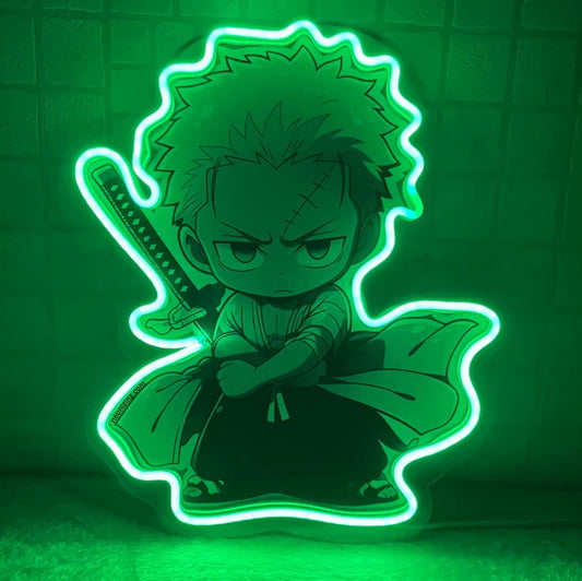 Zoro - Neon Artwork