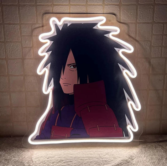 Madara Uchiha - Neon Artwork