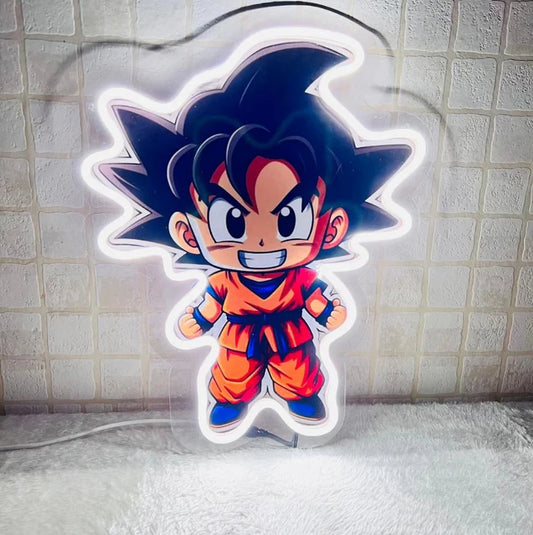 Kid Goku - Neon Artwork