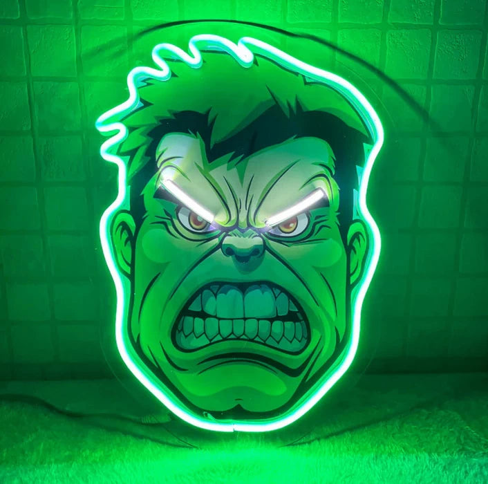 Hulk - Neon Artwork