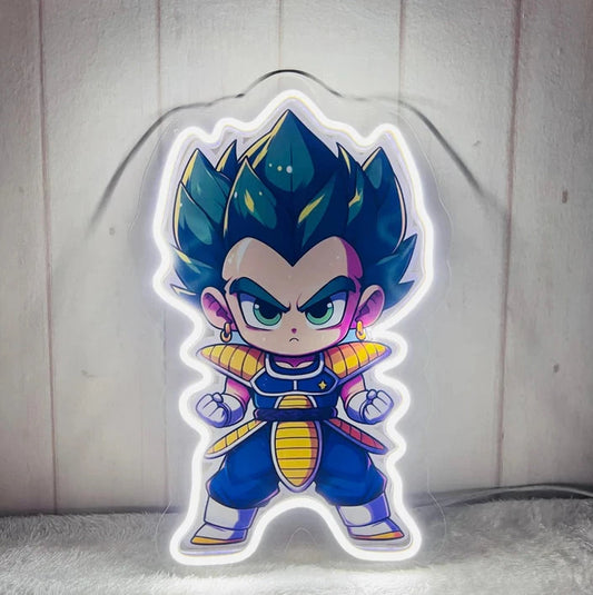 Vegeta - Neon Artwork