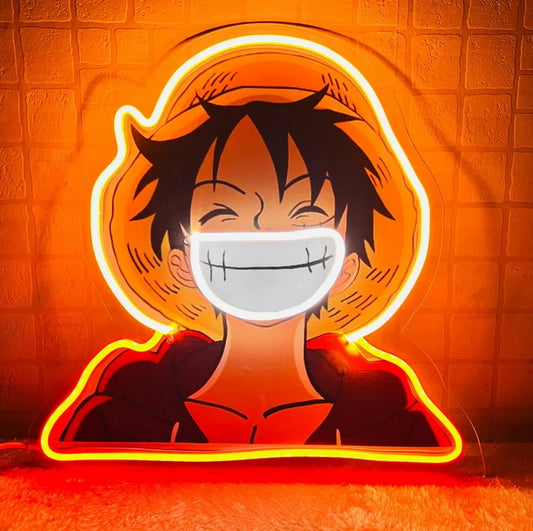 Luffy - Neon Artwork