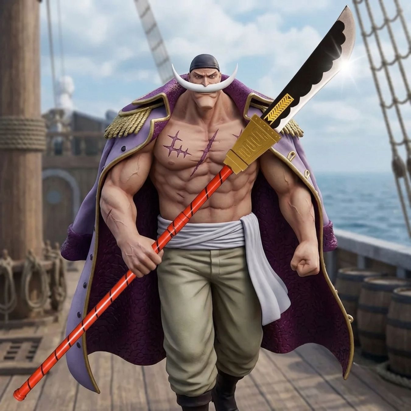 Whitebeard's Murakumogiri Naginata Prop Replica (140 cm) | (One Piece) #155