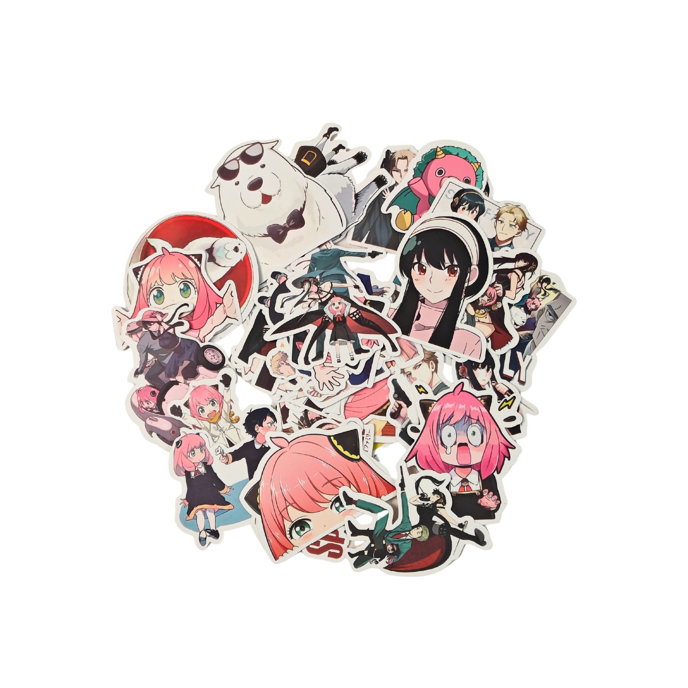 anime sticker collection pack of 50 spy x family