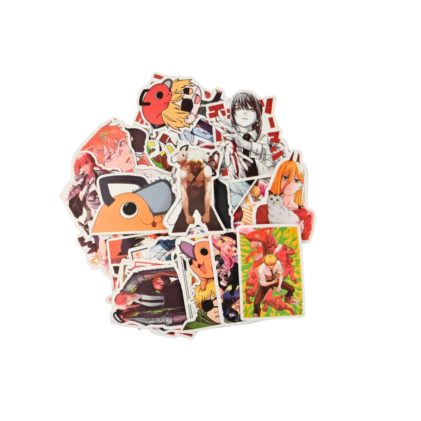 anime sticker collection pack of 50 chainsaw man