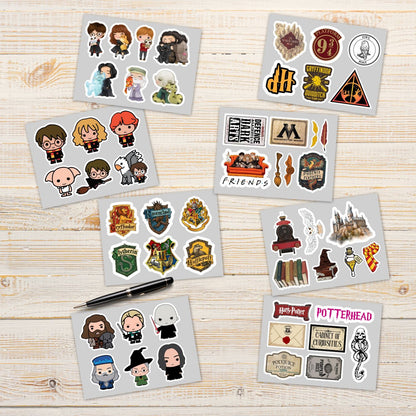 Harry Potter Stickers - Set of 50 Unique Stickers