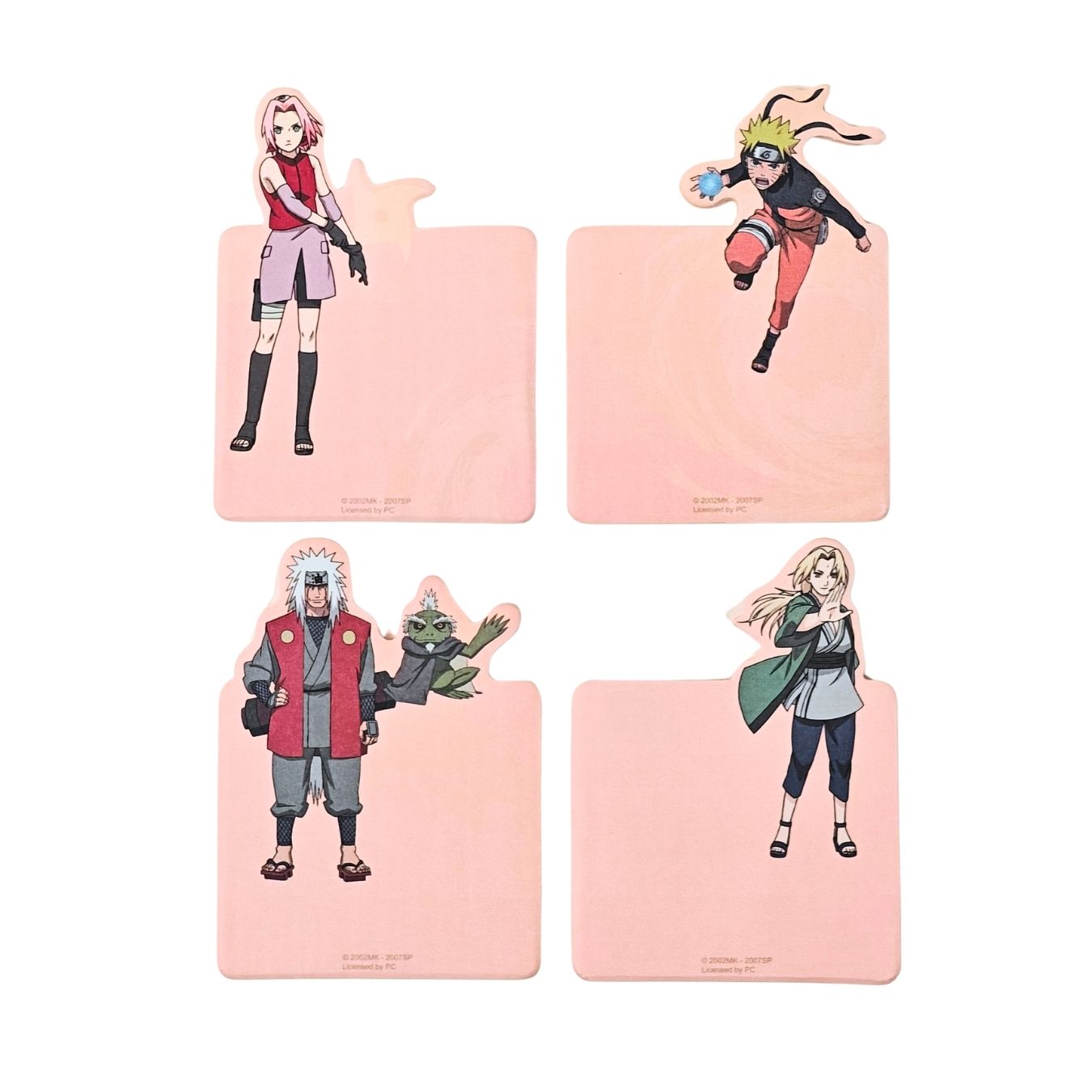 Naruto - Set of 4 Sticky Note Pads (D1)