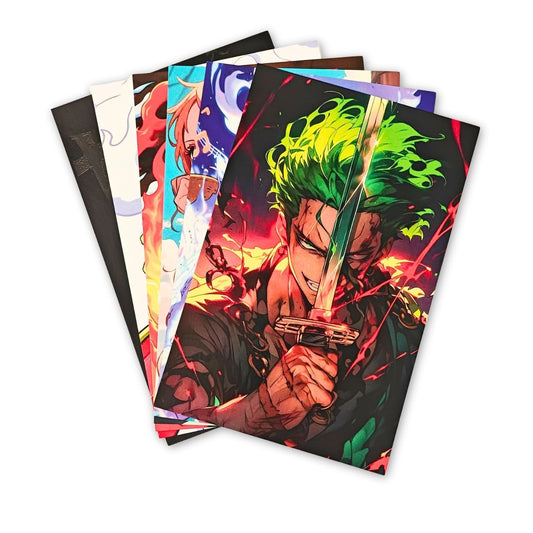 One Piece Postcards (9"x16", 300 gsm, premium card-paper) - Set of 12