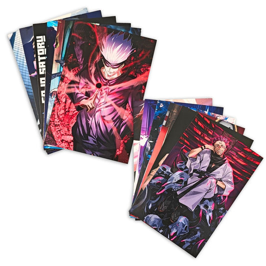 Jujutsu Kaisen Postcards (9"x16", 300 gsm, premium card-paper) - Set of 12
