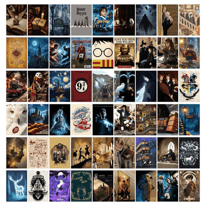 Harry Potter Postcard/ Collage Set (4"x6", 350 gsm, premium card-paper) - Set of 54