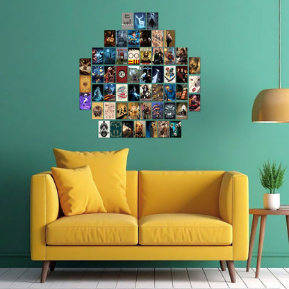 Harry Potter Postcard/ Collage Set (4"x6", 350 gsm, premium card-paper) - Set of 54