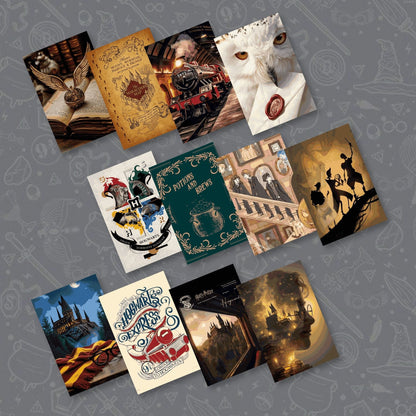 Harry Potter Postcard/ Collage Set (4"x6", 350 gsm, premium card-paper) - Set of 54