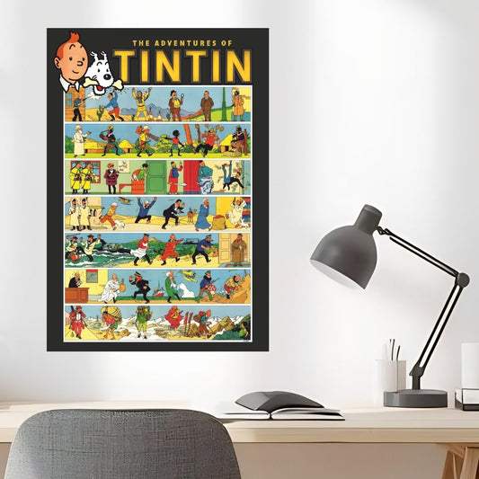 Adventures of Tintin - A3 Poster