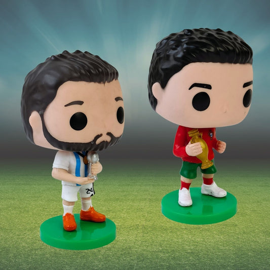 Cristiano Ronaldo & Lionel Pop | Set of 2 (10 cm)