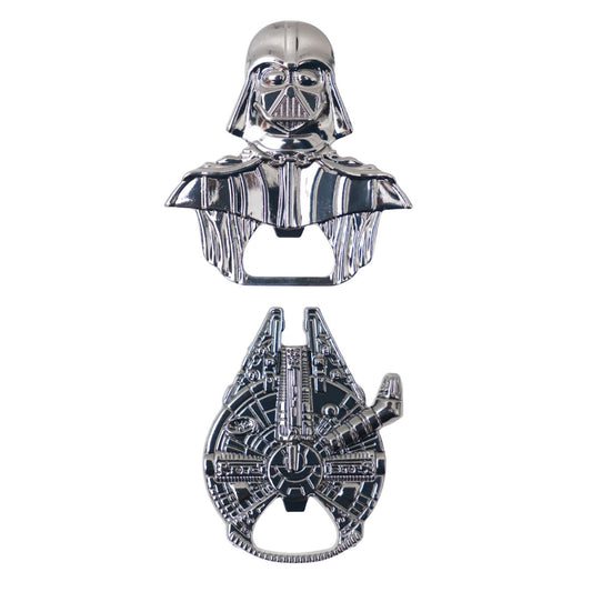 Darth Vader & Millennium Falcon metal bottle opener