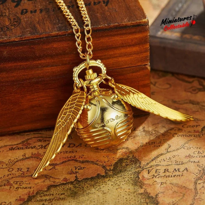 Harry Potter - Golden Snitch Pocket Chain-Watch