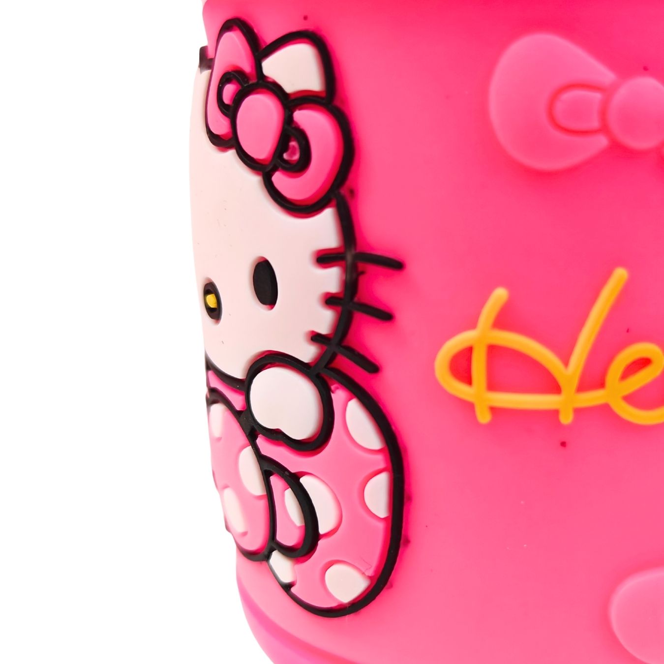 Hello Kitty - 3D Rubberized Surface Plastic Cup (Pack of 2)