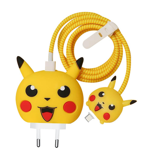 Pikachu - Silicone Charger Cover (for 20W iPhone charger)