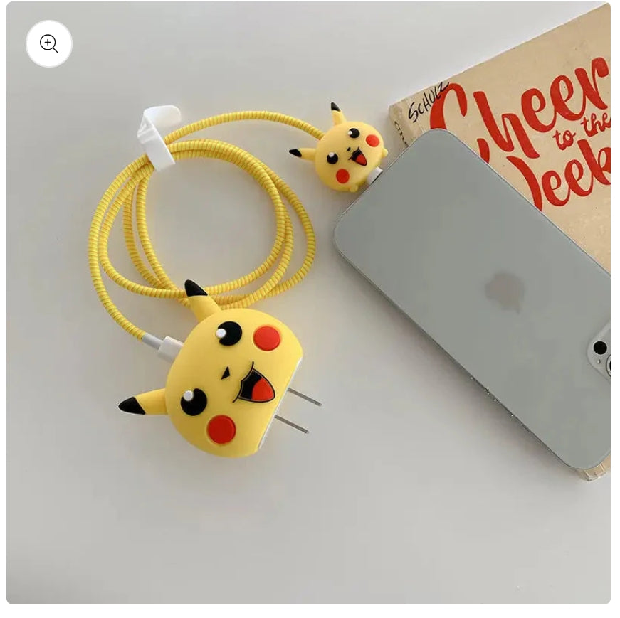 Pikachu - Silicone Charger Cover (for 20W iPhone charger)