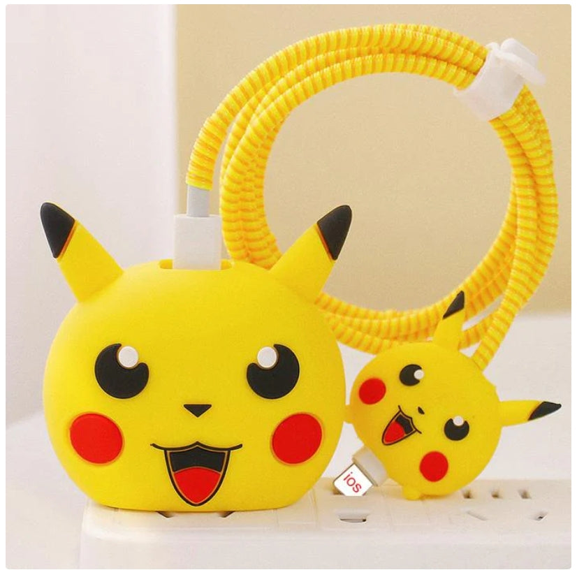 Pikachu - Silicone Charger Cover (for 20W iPhone charger)