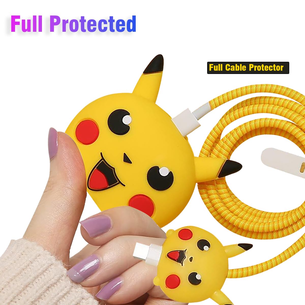 Pikachu - Silicone Charger Cover (for 20W iPhone charger)