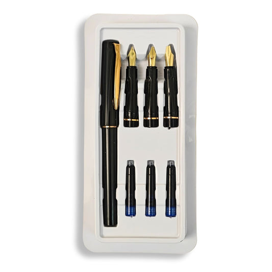 Beginners' Calligraphy Set - 3 Nibs & 3 Ink Cartridges