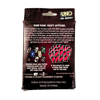 Uno Show ‘em No Mercy - Playing Card Game (for 7 years & above) - Set of 168 Cards with Instructions