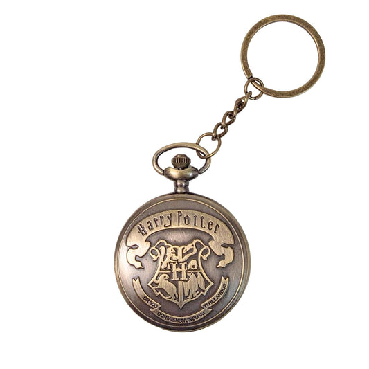 Harry Potter Hogwarts Crest - Metal Pocket Watch