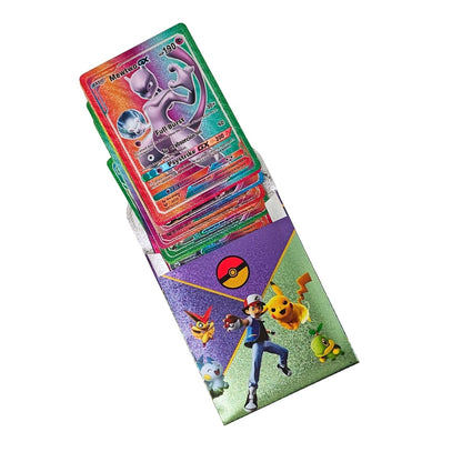 Pokemon Holographic Trading Cards (9*6.5 cm) - Set of 10 Cards