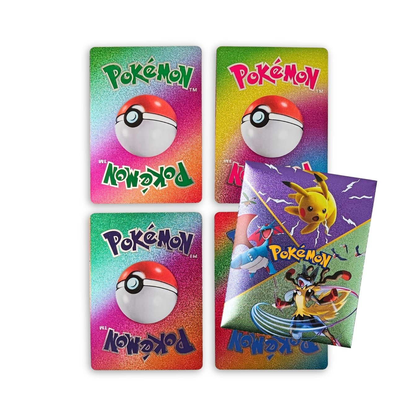 Pokemon Holographic Trading Cards (9*6.5 cm) - Set of 10 Cards
