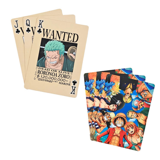 One Piece - Wanted | Playing cards (each card with an unique pic)