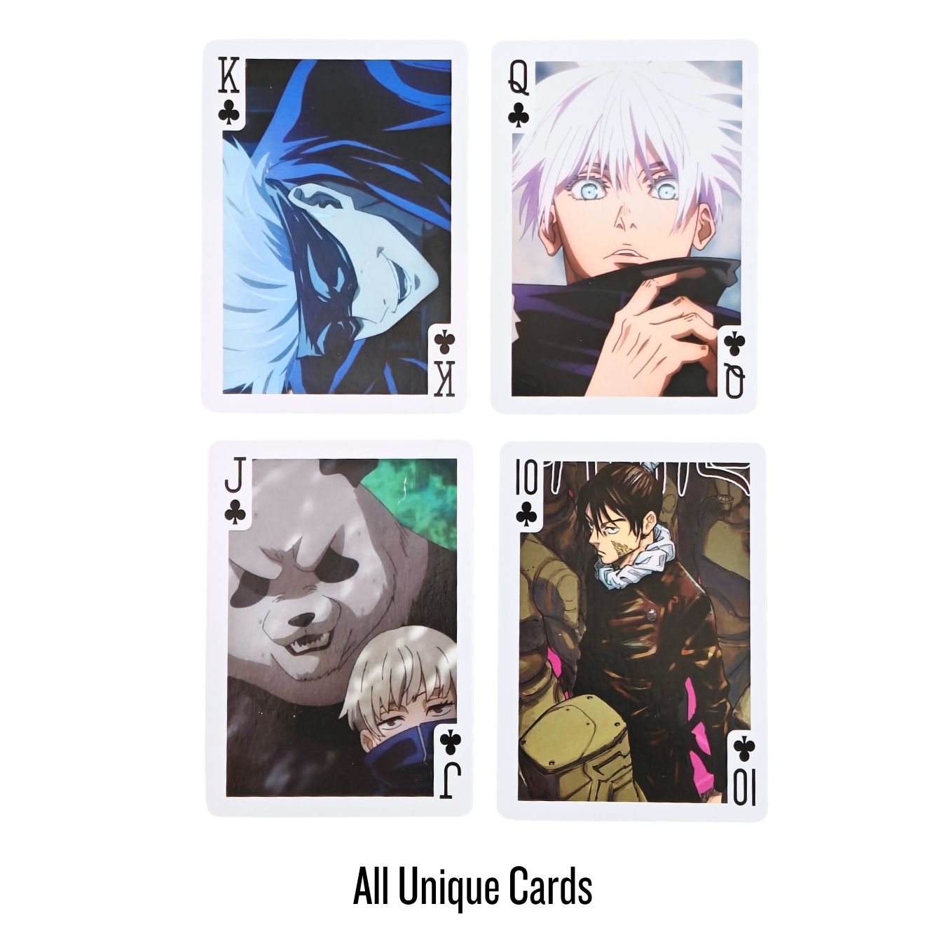 Jujutsu Kaisen | Playing cards (each card with an unique pic)