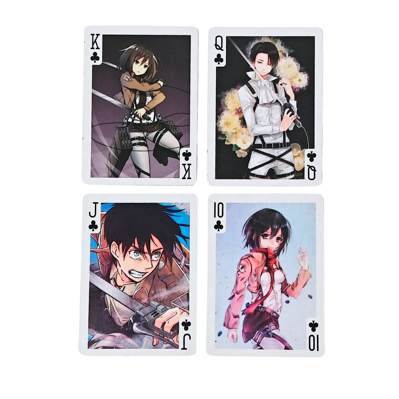 Attack on Titan | Playing cards (each card with an unique pic)