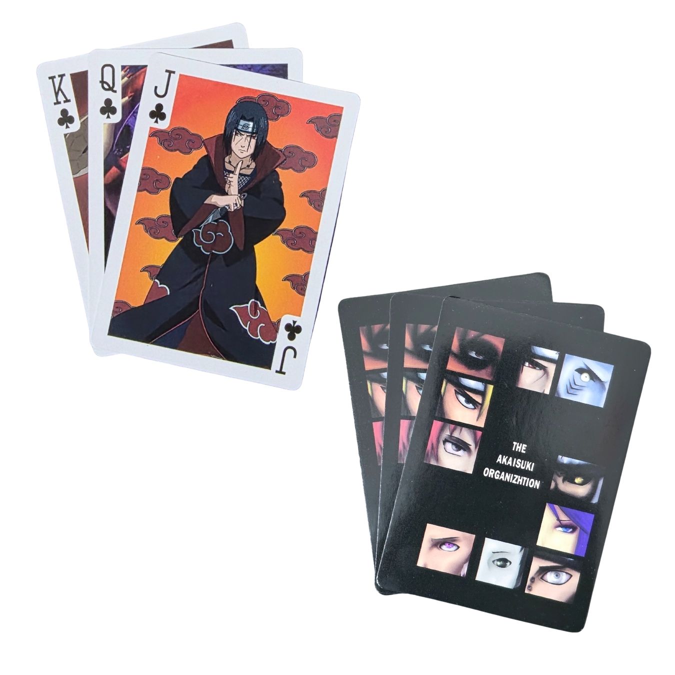 Naruto - Akatsuki | Playing cards (each card with an unique pic