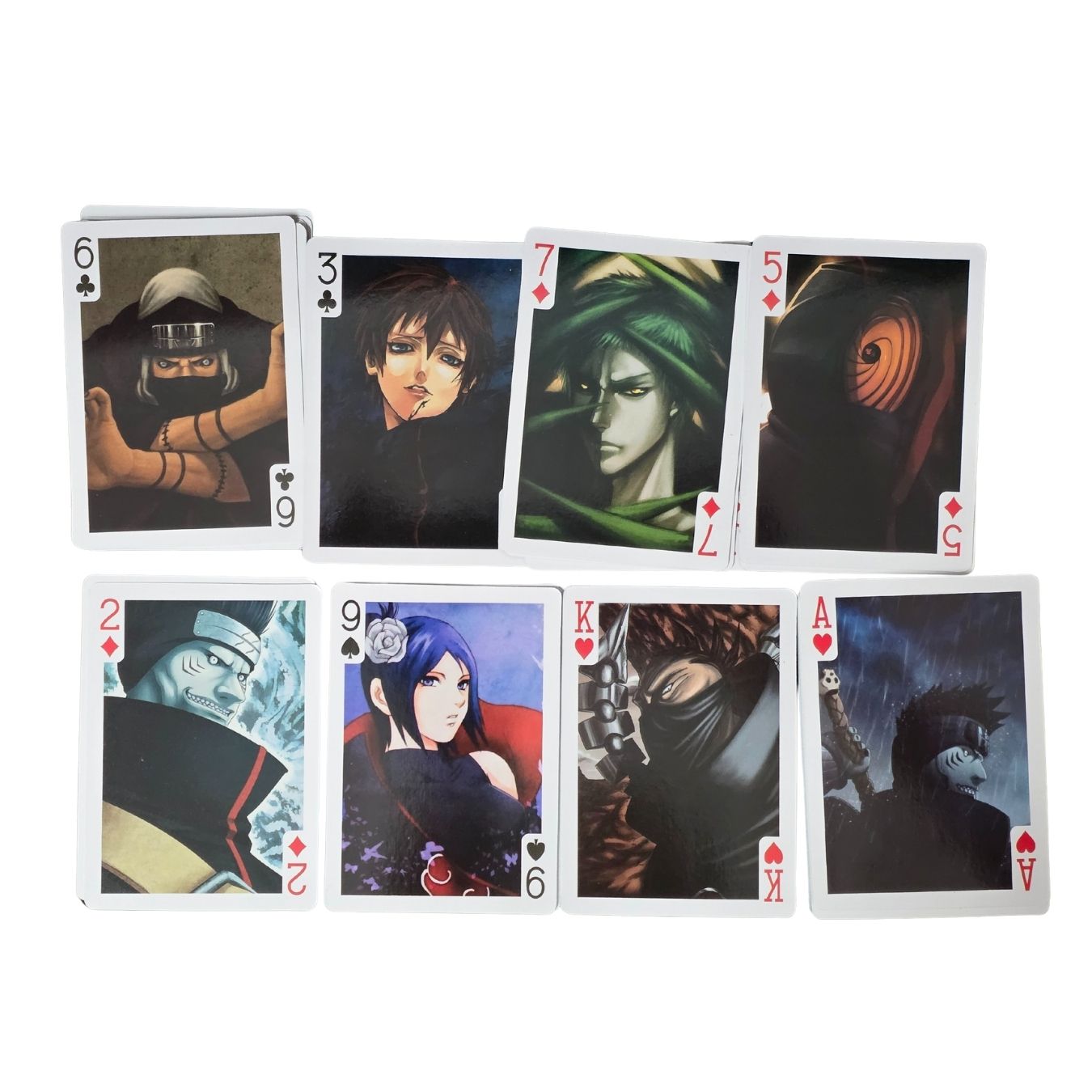 Naruto - Akatsuki | Playing cards (each card with an unique pic)